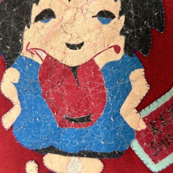 Vintage 1950s Rusty “Keep Smiling” Crewneck Sweatshirt - Picture 4 of 7